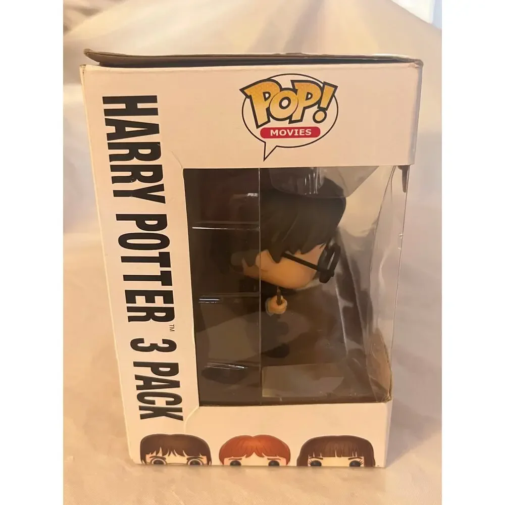 Funko Pop! Movies: Harry Potter Ron Weasley & Hermione Granger 3-Pack Special